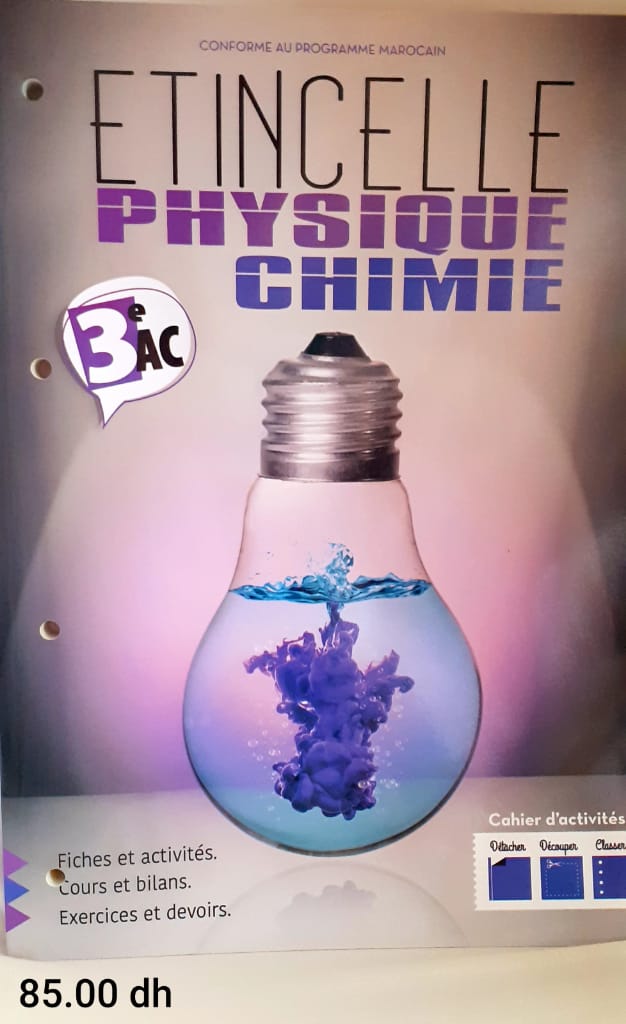 ETINCELLE physique chimie 3AC