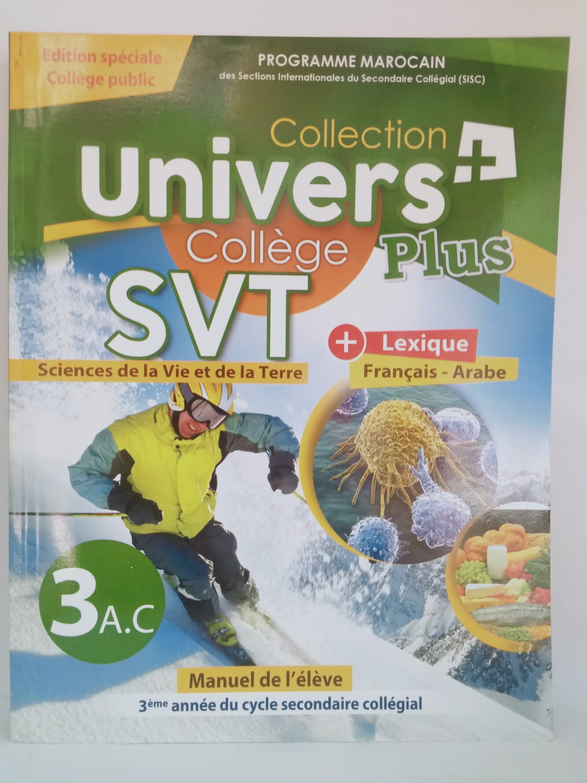 L'univers  plus des SVT  3 AC