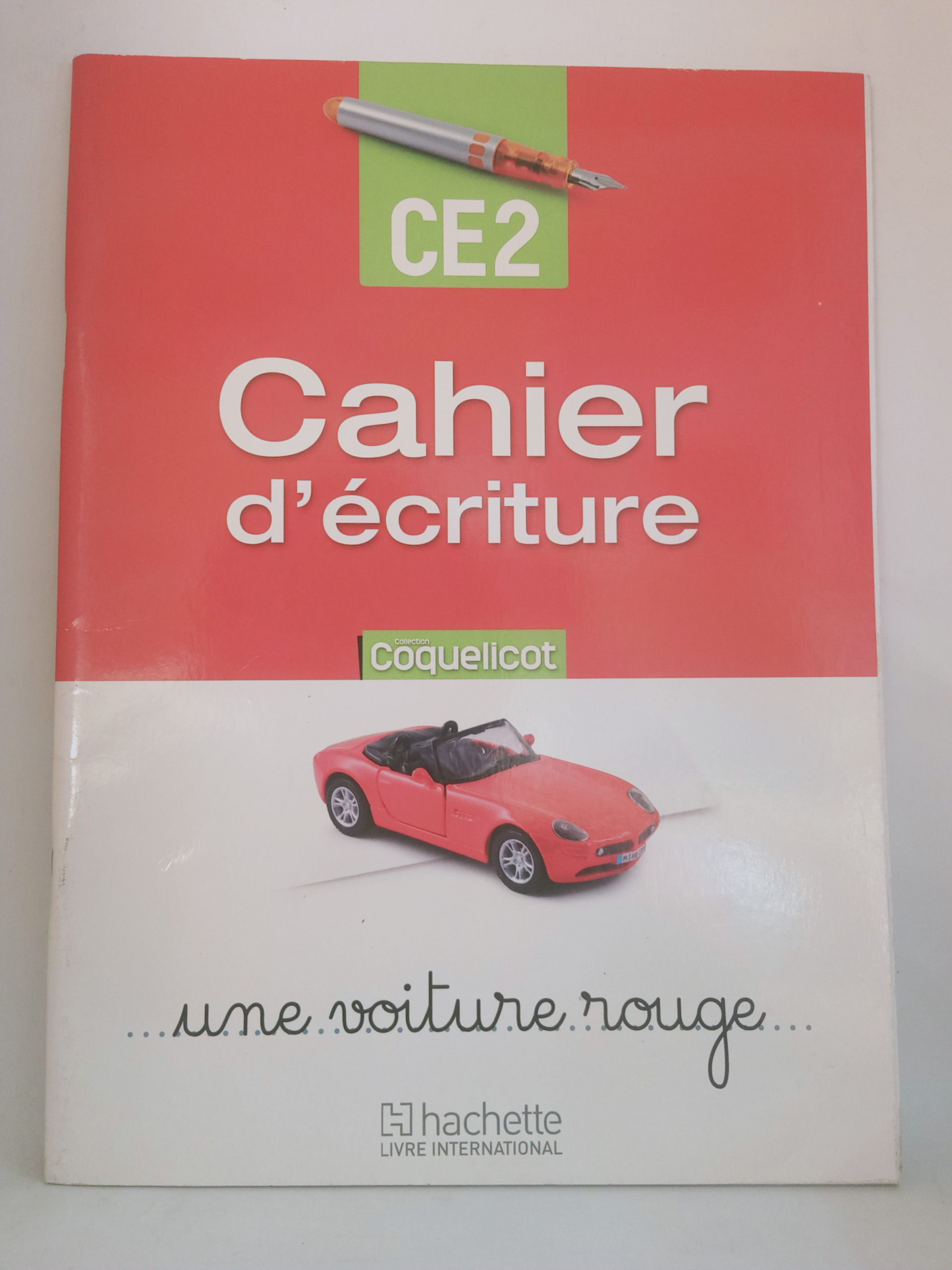 Cahier d'écriture Coquelicot  CE2