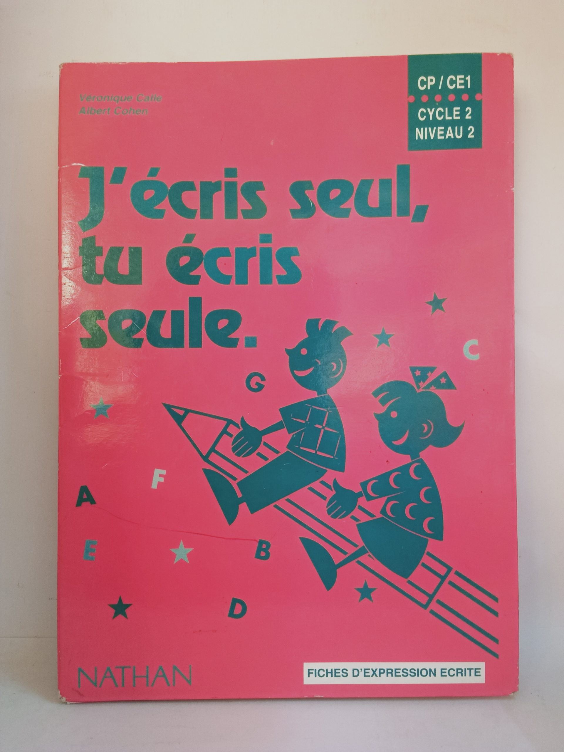J'écris seul , tu écris seul     CP/CE1