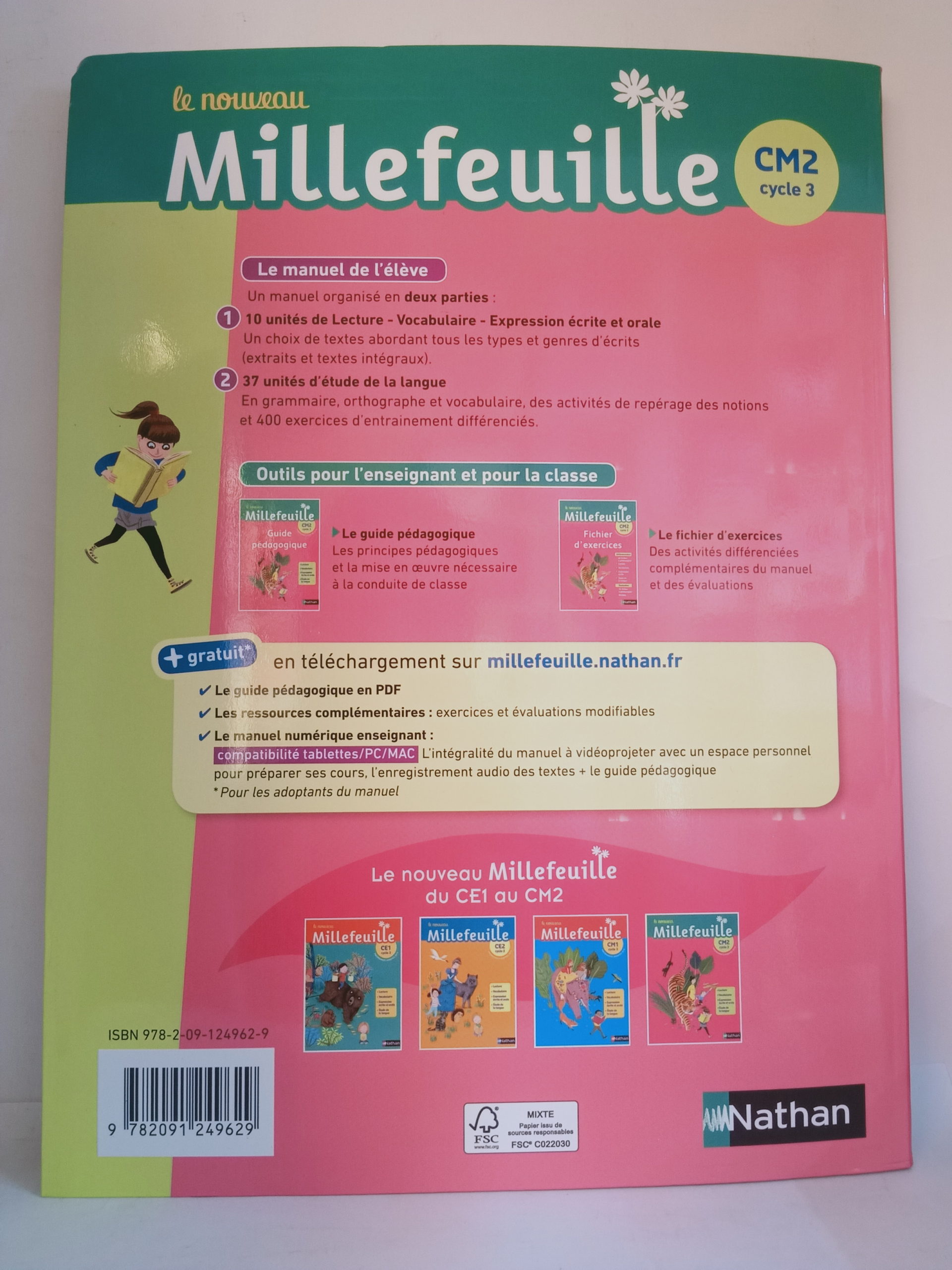 ⁦Le nouveau Millefeuille  CM2        (NATHAN)⁩ - الصورة ⁦3⁩