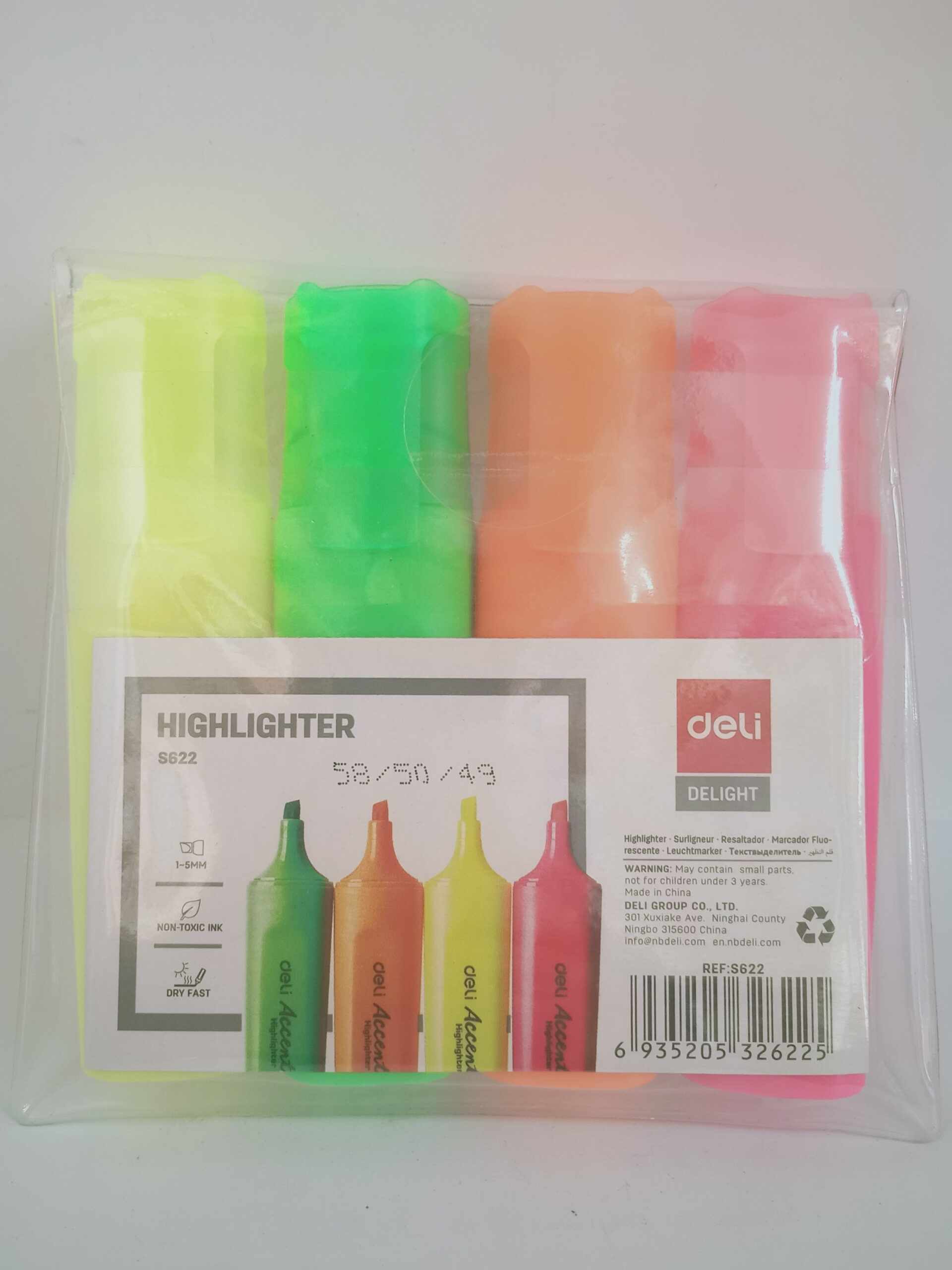 Pochette de 4 SURLIGNEUR DELI