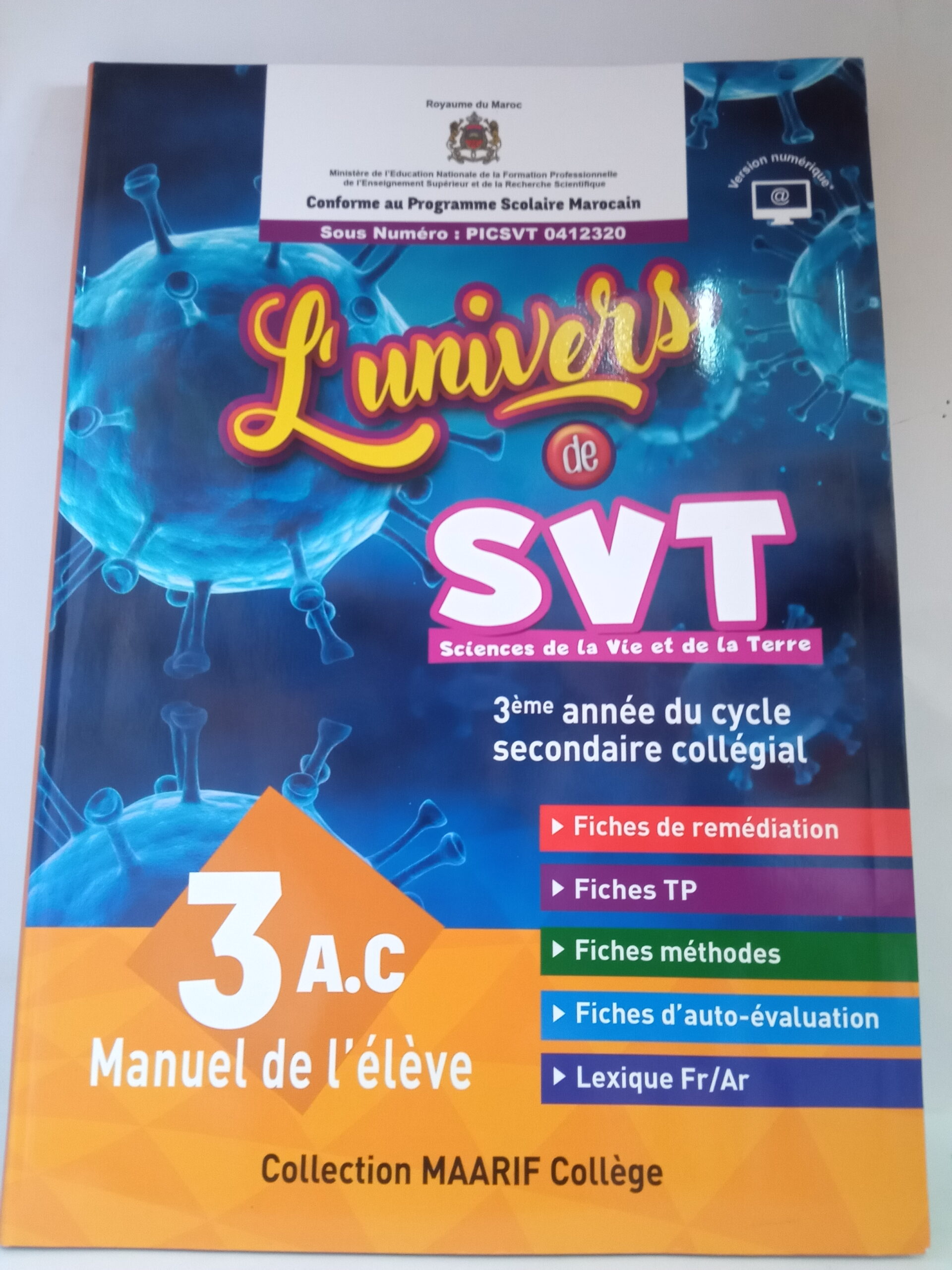 L'univers SVT  3AC