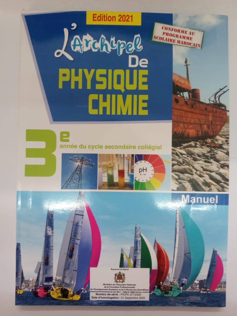 L'archipel de physique chimie 3AC Manuel de l'élève