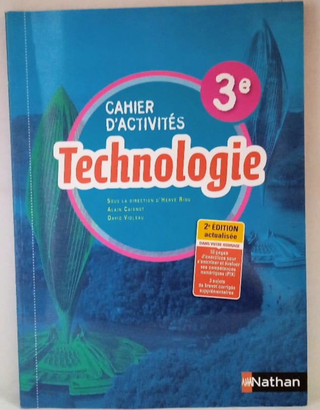 Technologie cahier d’activités