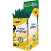 BOITE DE 50 STYLOS BILLE BIC CRISTAL VERT