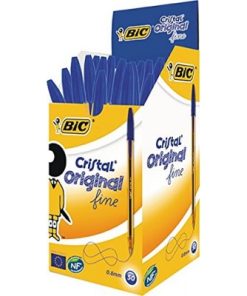 BOITE DE 50 STYLOS BLEU