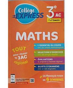 Collège Express MATHS 1&2 Semestre 3AC