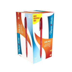 Boite de 50 Stylos Paper Mate Inkjoy ROUGE